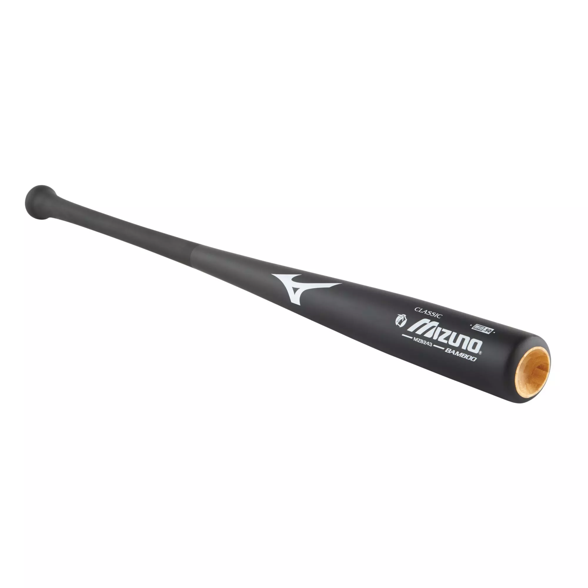 Mizuno MZB 243 Men's Bamboo Baseball Bat - Black